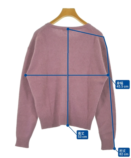 closet story UNITED ARROWS（クローゼットストーリーユナイテッドアローズ）ニット・セーター ピンク サイズ:F レディース/2200610045042