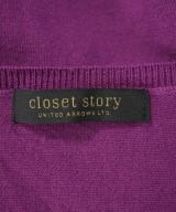 closet story UNITED ARROWS（クローゼットストーリーユナイテッドアローズ）カーディガン 紫 サイズ:-(M位) レディース/2200669359237