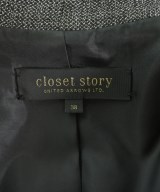 closet story UNITED ARROWS（クローゼットストーリーユナイテッドアローズ）ノーカラージャケット グレー サイズ:38(M位) レディース/2200690579024