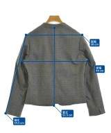 closet story UNITED ARROWS（クローゼットストーリーユナイテッドアローズ）ノーカラージャケット グレー サイズ:38(M位) レディース/2200690579024