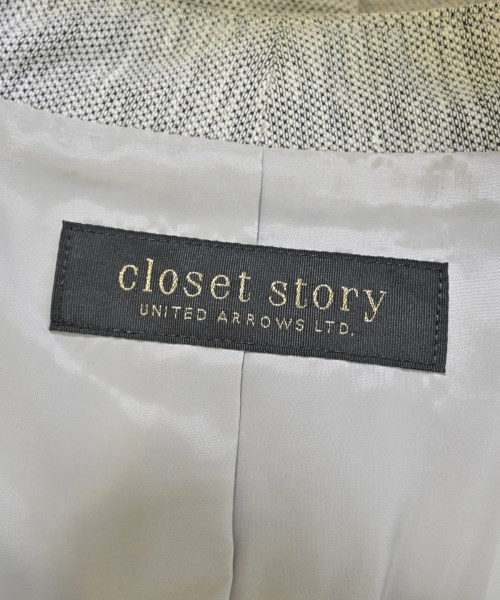 closet story UNITED ARROWS（クローゼットストーリーユナイテッドアローズ）ジャケット グレー サイズ:S レディース/2200694285020
