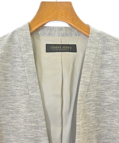 closet story UNITED ARROWS（クローゼットストーリーユナイテッドアローズ）ジャケット グレー サイズ:S レディース/2200694285020