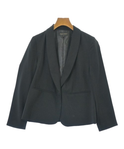 closet story UNITED ARROWS(クローゼットストーリーユナイテッドアローズ)テーラードジャケット 黒 サイズ:38(M位)/2200691312033