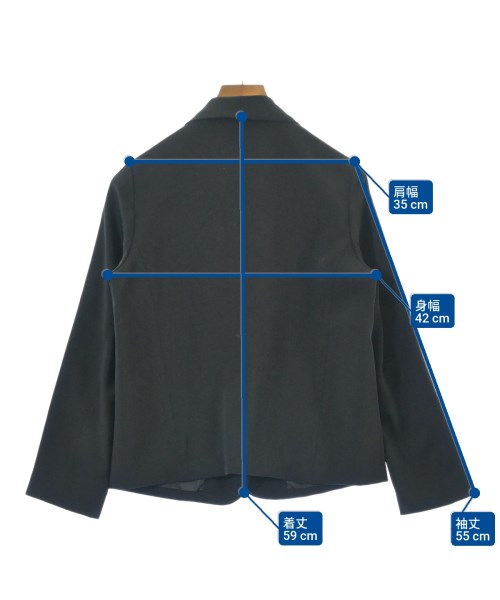 closet story UNITED ARROWS（クローゼットストーリーユナイテッドアローズ）テーラードジャケット 黒 サイズ:38(M位) レディース/2200691312033