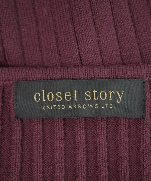 closet story UNITED ARROWS（クローゼットストーリーユナイテッドアローズ）ワンピース 紫 サイズ:F レディース/2200693887010