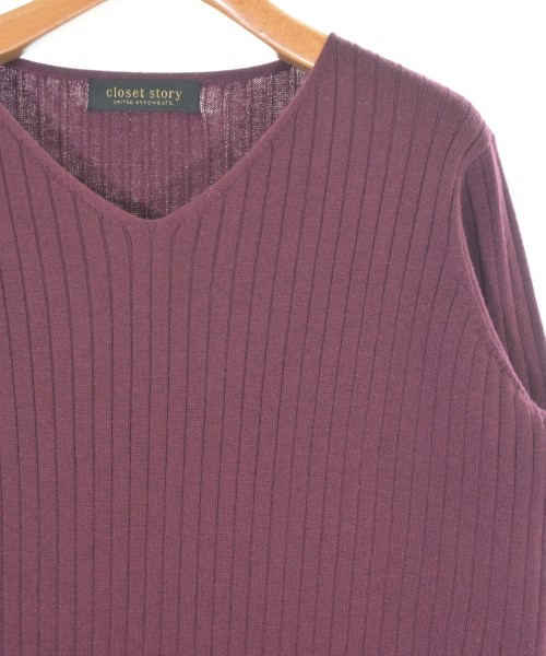 closet story UNITED ARROWS（クローゼットストーリーユナイテッドアローズ）ワンピース 紫 サイズ:F レディース/2200693887010