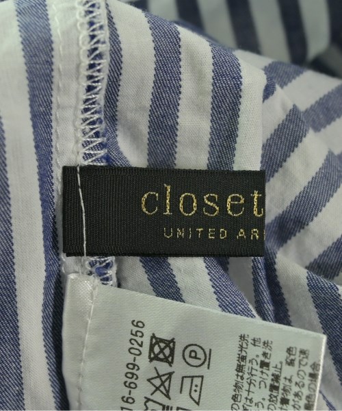 closet story UNITED ARROWS（クローゼットストーリーユナイテッドアローズ）カジュアルシャツ 青 サイズ:F レディース/2200652585070