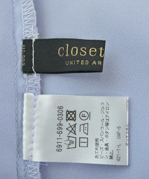 closet story UNITED ARROWS（クローゼットストーリーユナイテッドアローズ）ブラウス 青 サイズ:F レディース/2200658718090