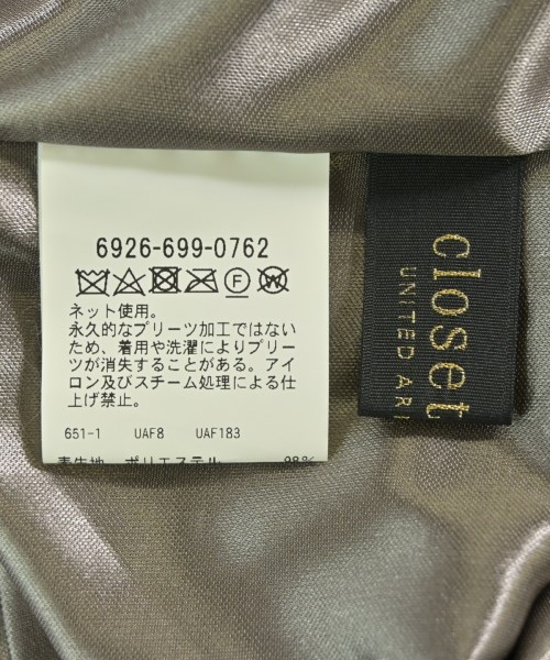 closet story UNITED ARROWS（クローゼットストーリーユナイテッドアローズ）ワンピース ベージュ サイズ:F レディース/2200636107045