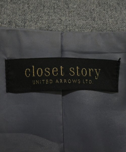 closet story UNITED ARROWS（クローゼットストーリーユナイテッドアローズ）テーラードジャケット グレー サイズ:-(M位) レディース/2200660768014