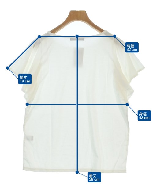 closet story UNITED ARROWS（クローゼットストーリーユナイテッドアローズ）Tシャツ・カットソー 白 サイズ:F レディース/2200682461085