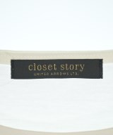 closet story UNITED ARROWS（クローゼットストーリーユナイテッドアローズ）Tシャツ・カットソー 白 サイズ:F レディース/2200682461085