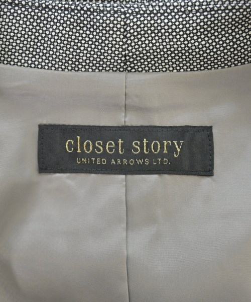 closet story UNITED ARROWS（クローゼットストーリーユナイテッドアローズ）ノーカラージャケット グレー サイズ:36(S位) レディース/2200684333137