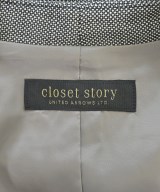closet story UNITED ARROWS（クローゼットストーリーユナイテッドアローズ）ノーカラージャケット グレー サイズ:36(S位) レディース/2200684333137