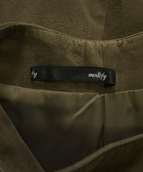 modify（モディファイ）ロング・マキシ丈スカート 茶 サイズ:38(M位) レディース/2200670966073