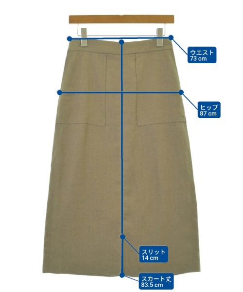 modify（モディファイ）ロング・マキシ丈スカート ベージュ サイズ:40(M位) レディース/2200670966080