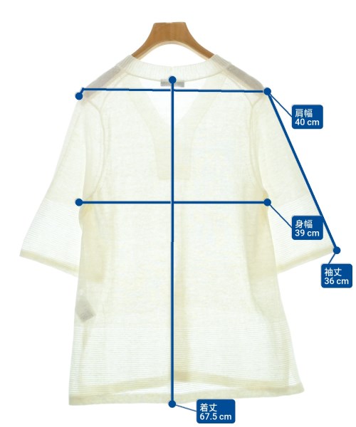 modify（モディファイ）ニット・セーター 白 サイズ:40(M位) レディース/2200659839091