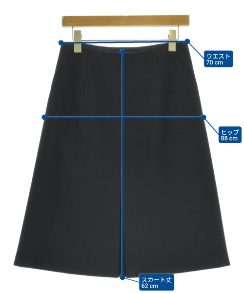 modify（モディファイ）ひざ丈スカート 黒 サイズ:40(M位) レディース/2200664873035