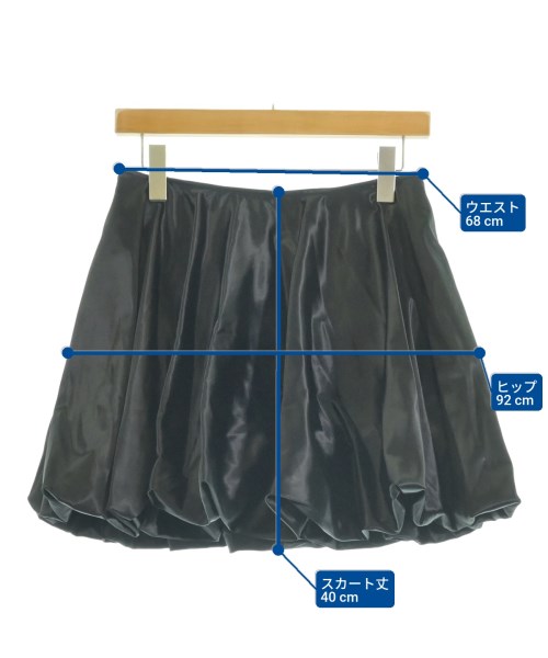 HARVEY FAIRCLOTH（ファーヴィーフェアクロス）ミニスカート 黒 サイズ:2(M位) レディース/2200665211065