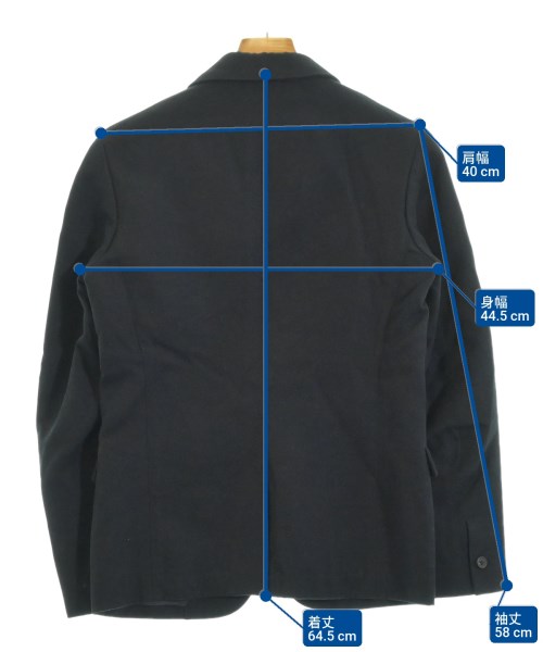 THREE BLIND MICE（スリーブラインドマイス）テーラードジャケット 紺 サイズ:36(XS位) メンズ/2200638699043