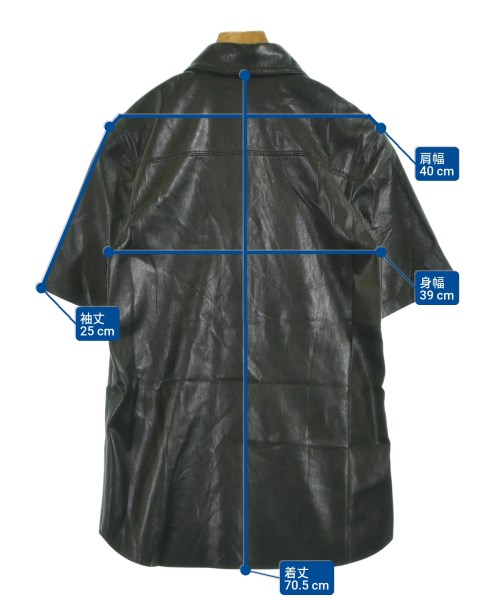 nanushka（ナヌーシュカ）カジュアルシャツ 黒 サイズ:XS メンズ/2200638105124