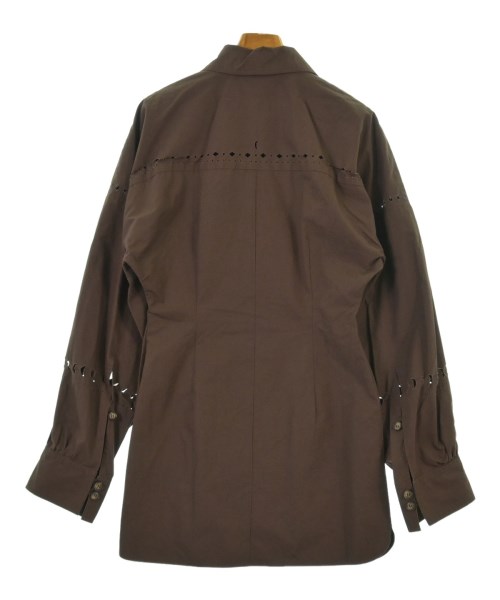 nanushka（ナヌーシュカ）カジュアルシャツ 茶 サイズ:-(XL位) レディース/2200616448182
