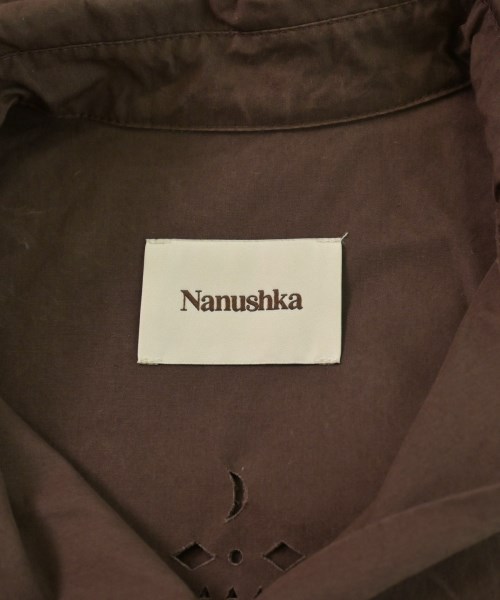 nanushka（ナヌーシュカ）カジュアルシャツ 茶 サイズ:-(XL位) レディース/2200616448182