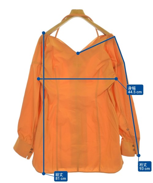 nanushka（ナヌーシュカ）カジュアルシャツ オレンジ サイズ:L レディース/2200664321642