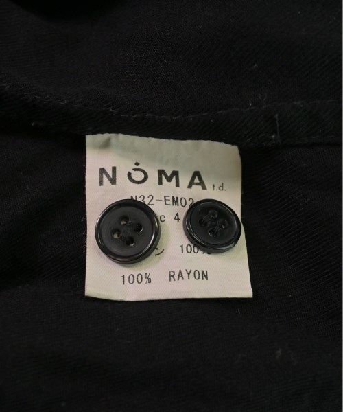 NOMA t.d.（ノーマティーディー）カジュアルシャツ 黒 サイズ:4(XL位) メンズ/2200517182185