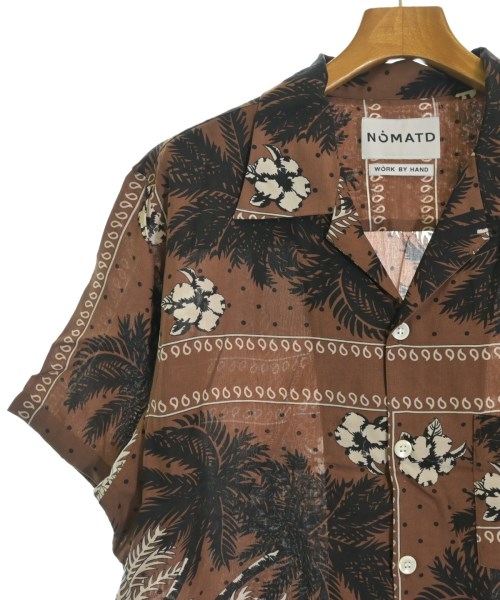 NOMA t.d.（ノーマティーディー）カジュアルシャツ 茶 サイズ:3(L位) メンズ/2200639814186