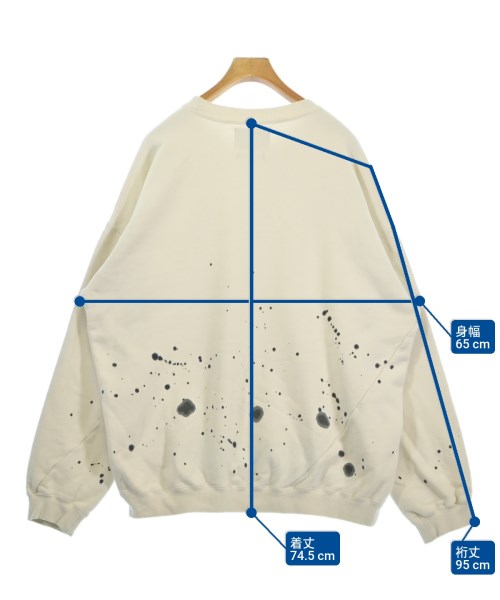 NOMA t.d.（ノーマティーディー）スウェット 白 サイズ:4(XL位) メンズ/2200622482064