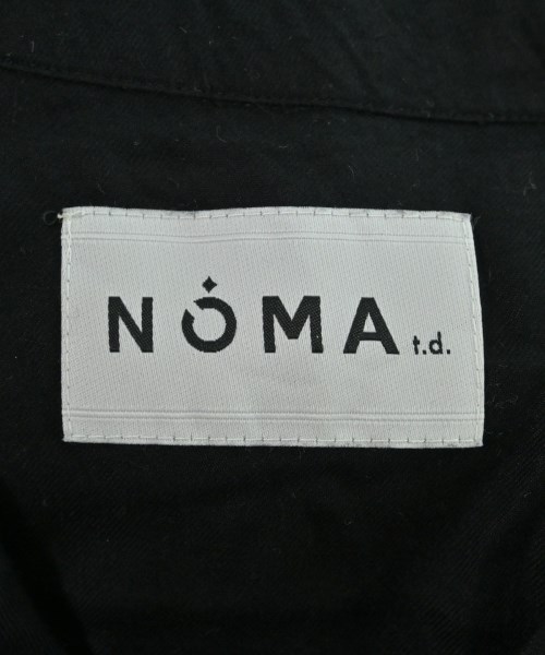 NOMA t.d.（ノーマティーディー）カジュアルシャツ 黒 サイズ:1(S位) レディース/2200618337088