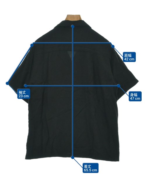 NOMA t.d.（ノーマティーディー）カジュアルシャツ 黒 サイズ:1(S位) レディース/2200618337088