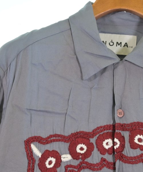 NOMA t.d.（ノーマティーディー）カジュアルシャツ 青 サイズ:4(XL位) メンズ/2200653357409