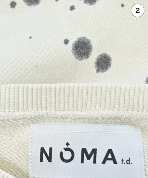 NOMA t.d.（ノーマティーディー）スウェット 白 サイズ:3(L位) メンズ/2200668635028