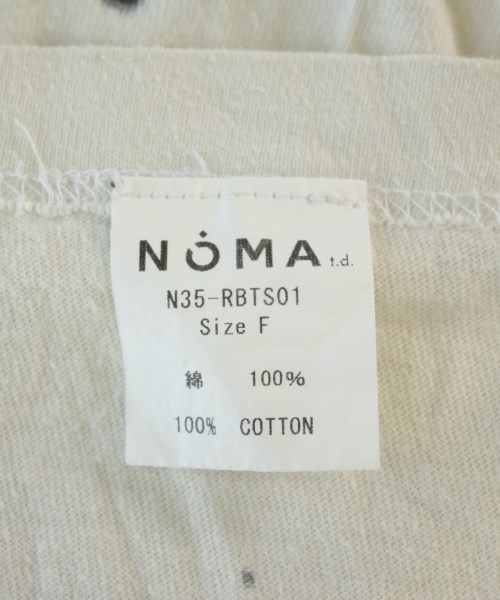 NOMA t.d.（ノーマティーディー）Tシャツ・カットソー 白 サイズ:F レディース/2200726314124