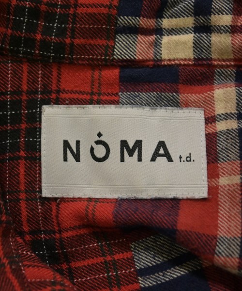 NOMA t.d.（ノーマティーディー）カジュアルシャツ 赤 サイズ:2(M位) メンズ/2200728479135