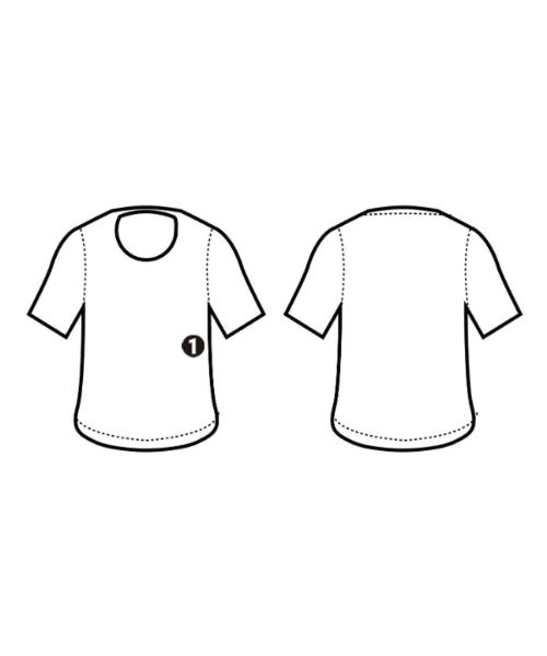 tiny dinosaur（タイニーダイナソー）Tシャツ・カットソー 白 サイズ:44(XL位) レディース/2200646637082