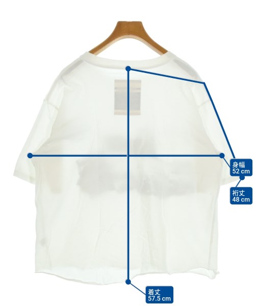 tiny dinosaur（タイニーダイナソー）Tシャツ・カットソー 白 サイズ:44(XL位) レディース/2200646637082