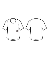 tiny dinosaur（タイニーダイナソー）Tシャツ・カットソー 白 サイズ:44(XL位) レディース/2200646637082