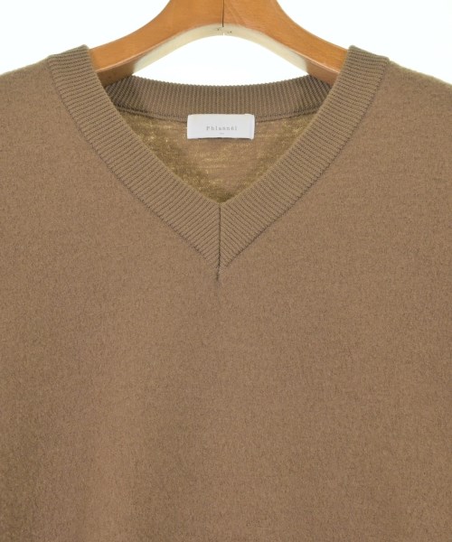 Phlannel（フランネル）ニット・セーター ベージュ サイズ:3(L位) メンズ/2200620569026