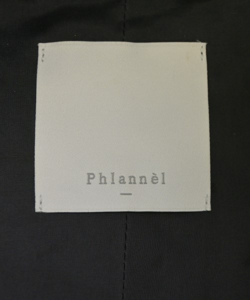 Phlannel（フランネル）コート 黒 サイズ:0(XS位) レディース/2200680515063
