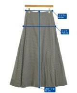Phlannel（フランネル）ロング・マキシ丈スカート 黒 サイズ:0(XS位) レディース/2200637307062