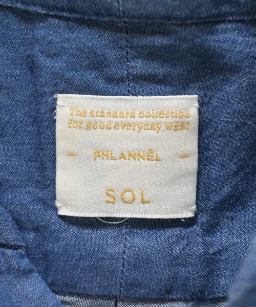 Phlannel（フランネル）シャツワンピース 青 サイズ:0(XS位) レディース/2200705210089
