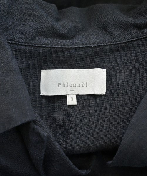 Phlannel（フランネル）カジュアルシャツ 黒 サイズ:3(XL位) メンズ/2200690782059