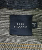SOSO Phlannel（ソソフランネル）デニムジャケット 紺 サイズ:36(S位) レディース/2200644290036