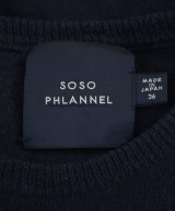 SOSO Phlannel（ソソフランネル）ニット・セーター 紺 サイズ:36(S位) レディース/2200704361034