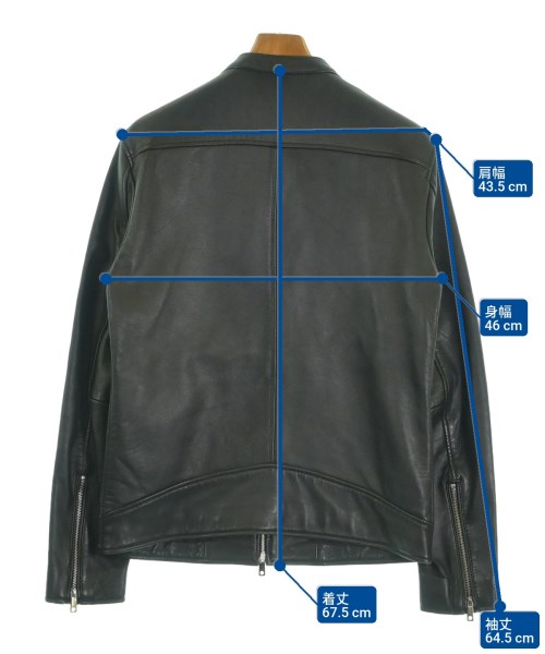 UNITED TOKYO（ユナイテッドトウキョウ）ライダース 黒 サイズ:3(L位) メンズ/2200635460011