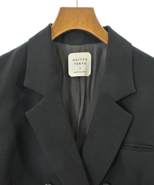 UNITED TOKYO（ユナイテッドトウキョウ）テーラードジャケット 黒 サイズ:2(M位) レディース/2200635782038
