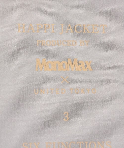 UNITED TOKYO（ユナイテッドトウキョウ）カジュアルジャケット グレー サイズ:3(L位) メンズ/2200621962079